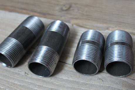 black iron nipple 1x3"
