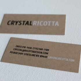 Brown Kraft Business Cards